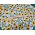 Bavlněná látka 3D tisk metráž šíře 240 cm - Slunečnice