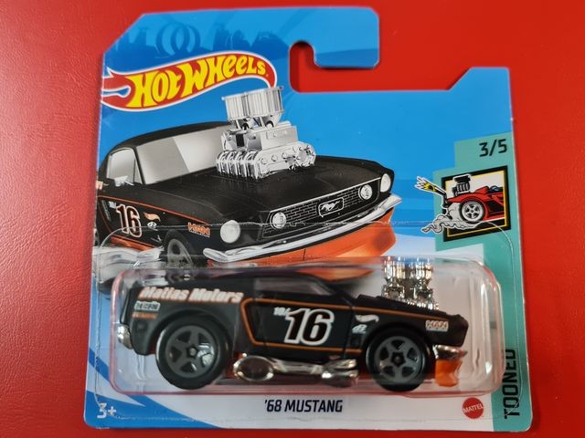 Hot Wheels angličák 68 Mustang, Tooned 3/5