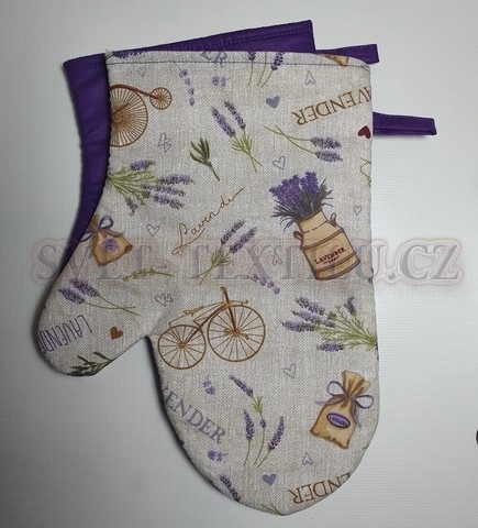 Kuchyňské chňapky Levandule