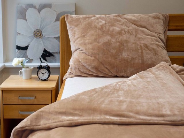 Mikroflanelové povlečení - béžová