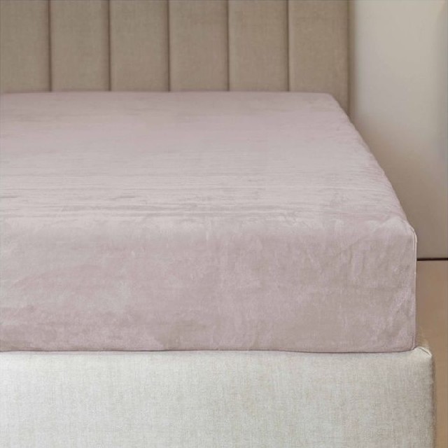 Mikroflanelové prostěradlo PREMIUM - bílá káva