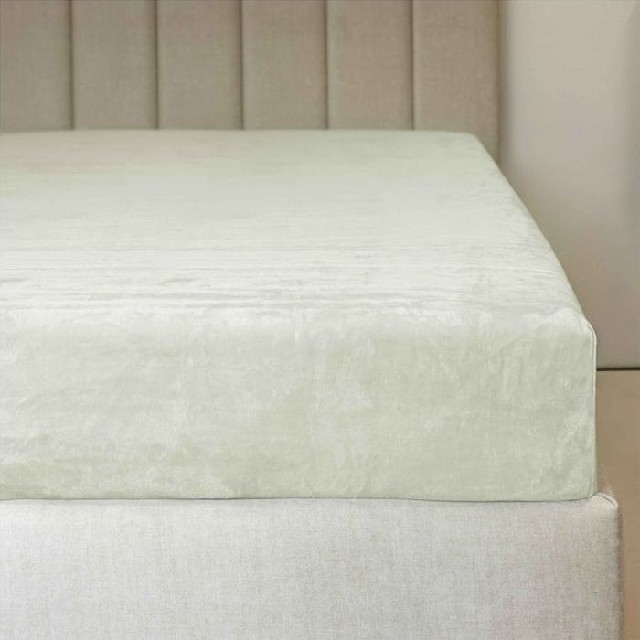 Mikroflanelové prostěradlo PREMIUM - smetanová