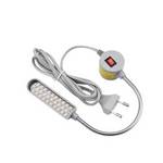 LED pracovní lampa k šicímu stroji 30 LED s magnetem - šedá