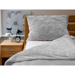 Mikroflanelové povlečení - šedá