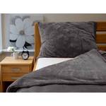 Mikroflanelové povlečení - tmavě šedá