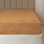 Mikroflanelové prostěradlo PREMIUM - medová