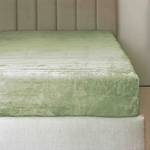 Mikroflanelové prostěradlo PREMIUM - zelená